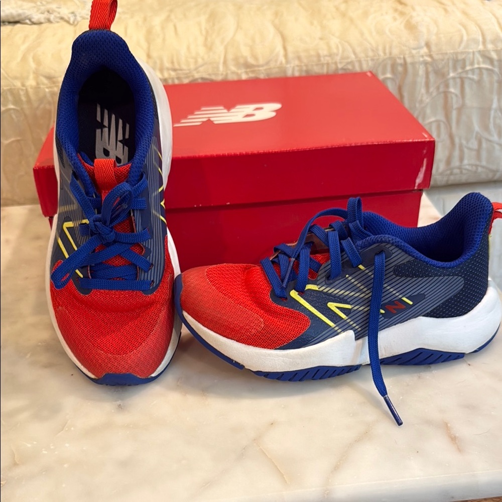 New Balance Kids' Sneakers in Red and Blue